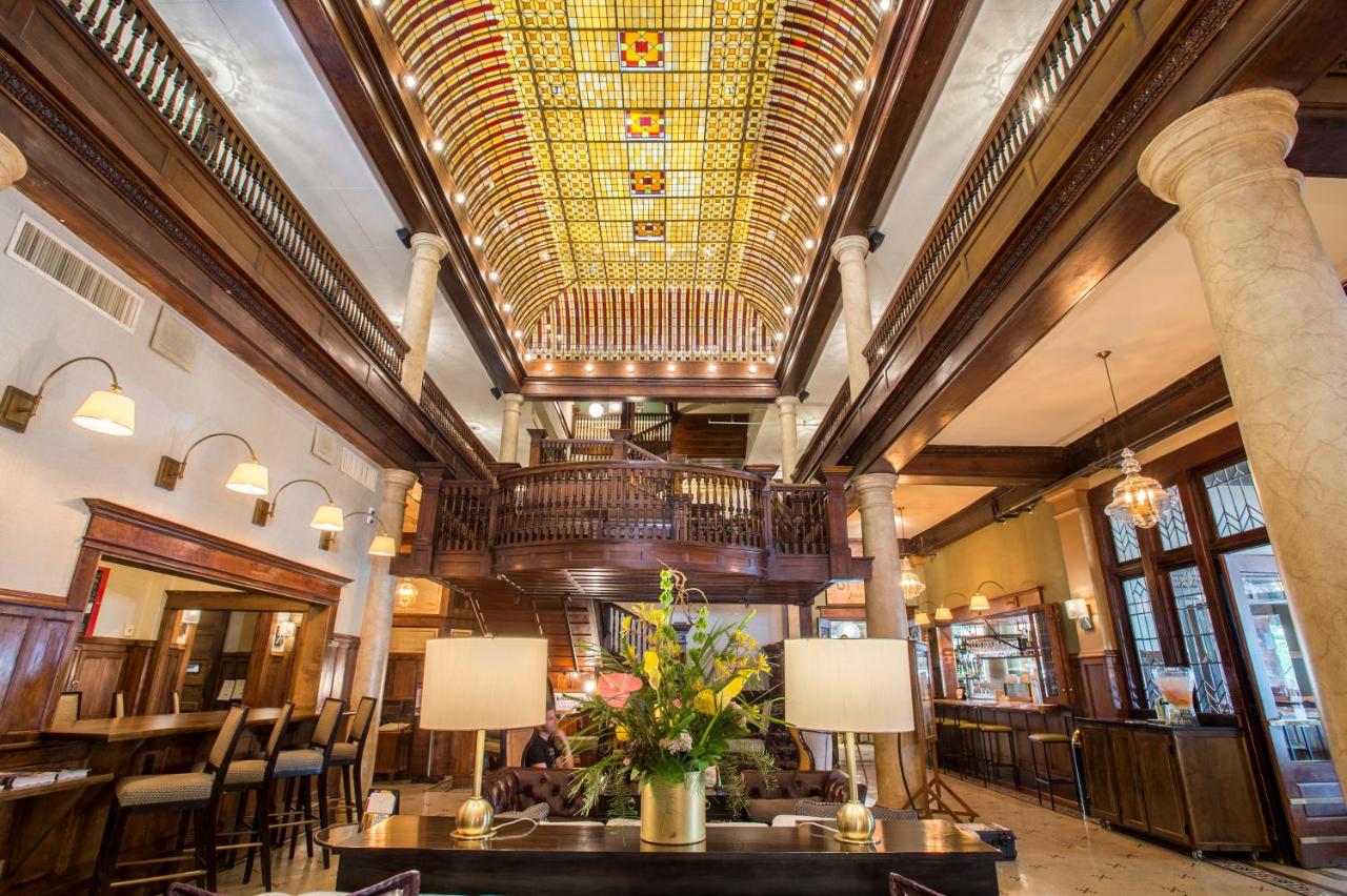 The lobby at Hotel Boulderado, Boulder