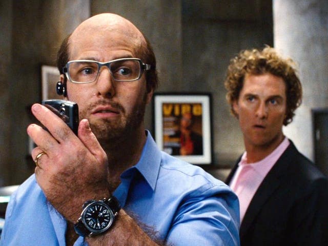 <p>Tom Cruise and Matthew McConaughey in ‘Tropic Thunder'</p>