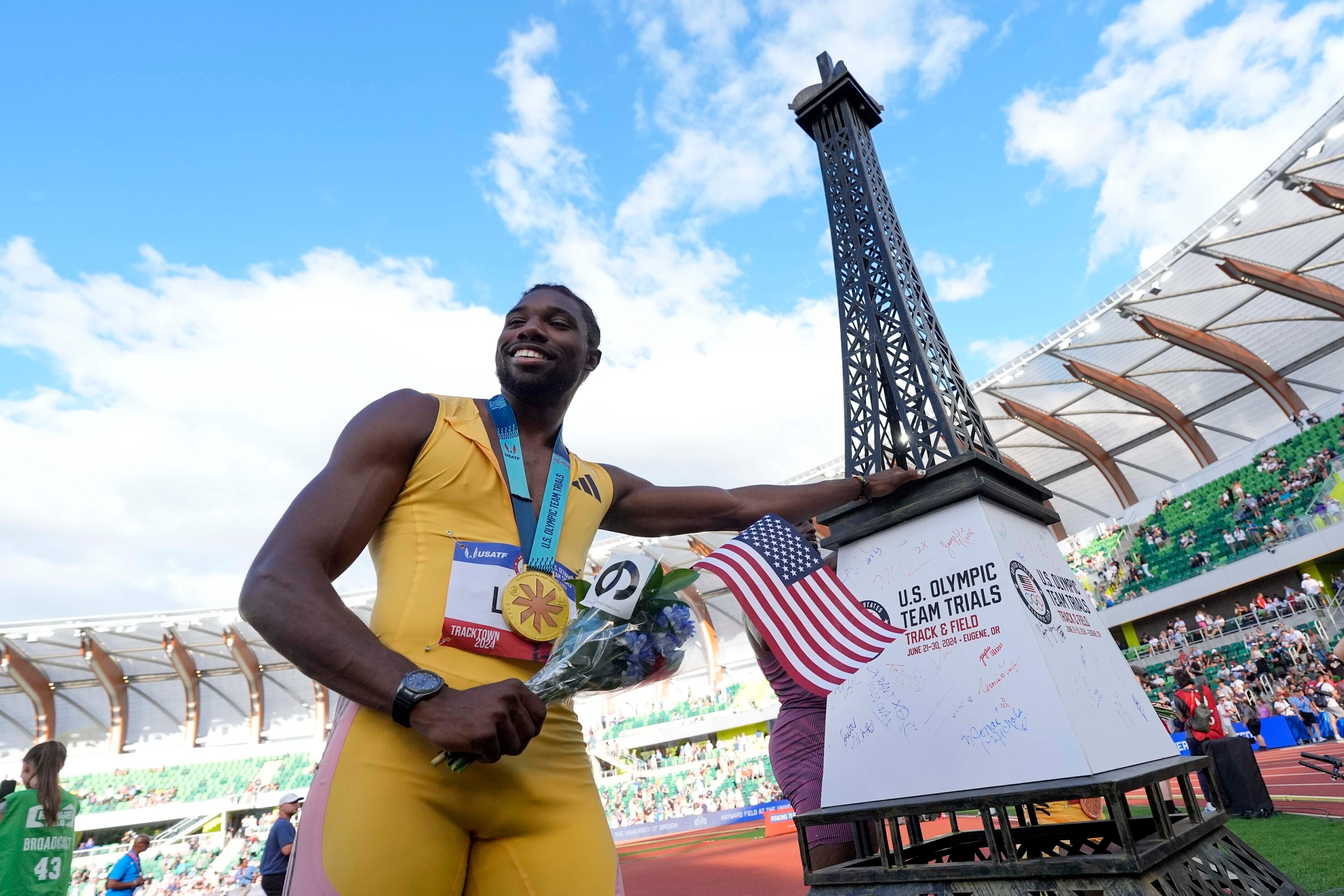 Noah Lyles heads to Paris as a reigning triple world champion