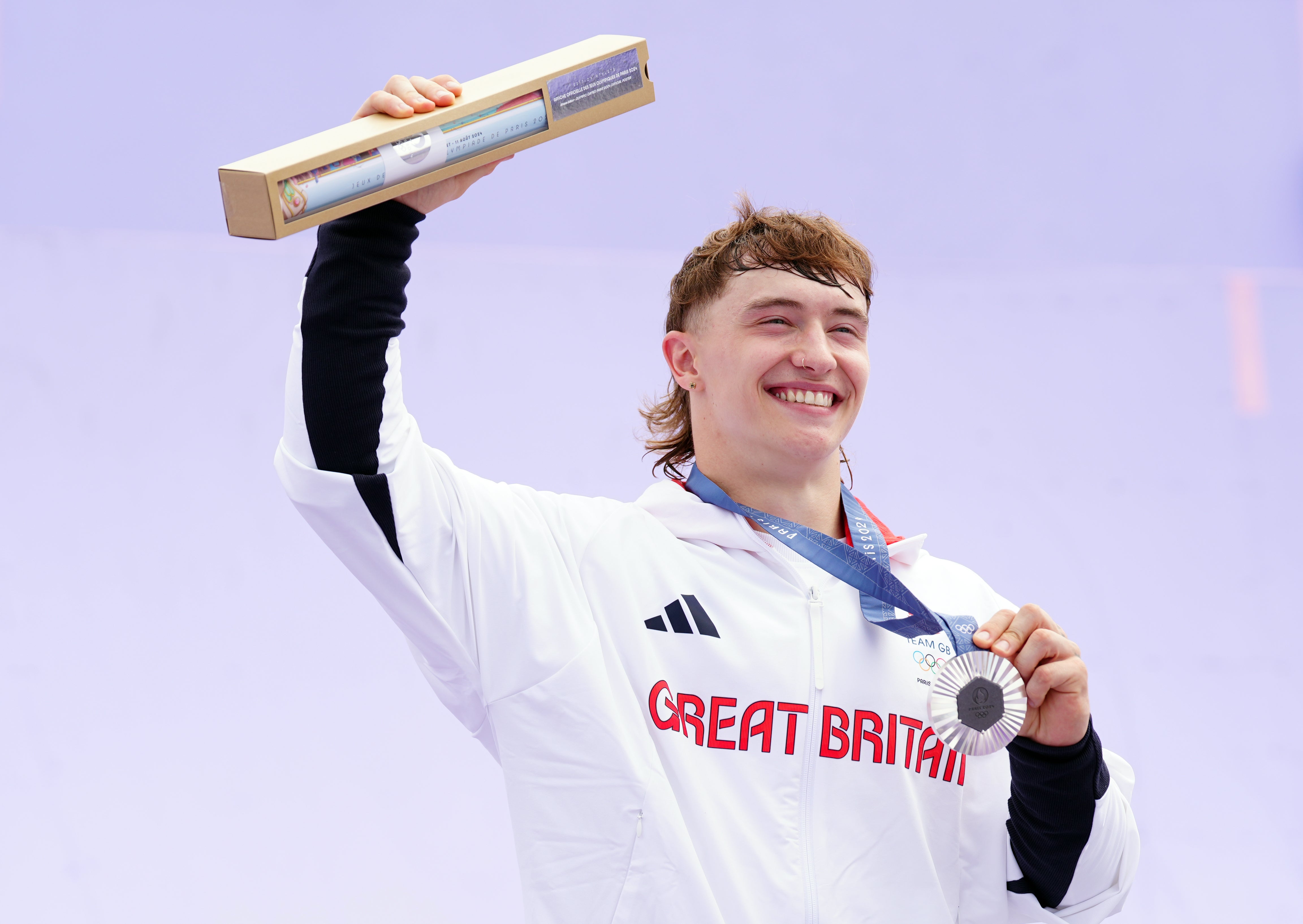 Kieran Reilly hailed his lucky mullet (David Davies/PA)