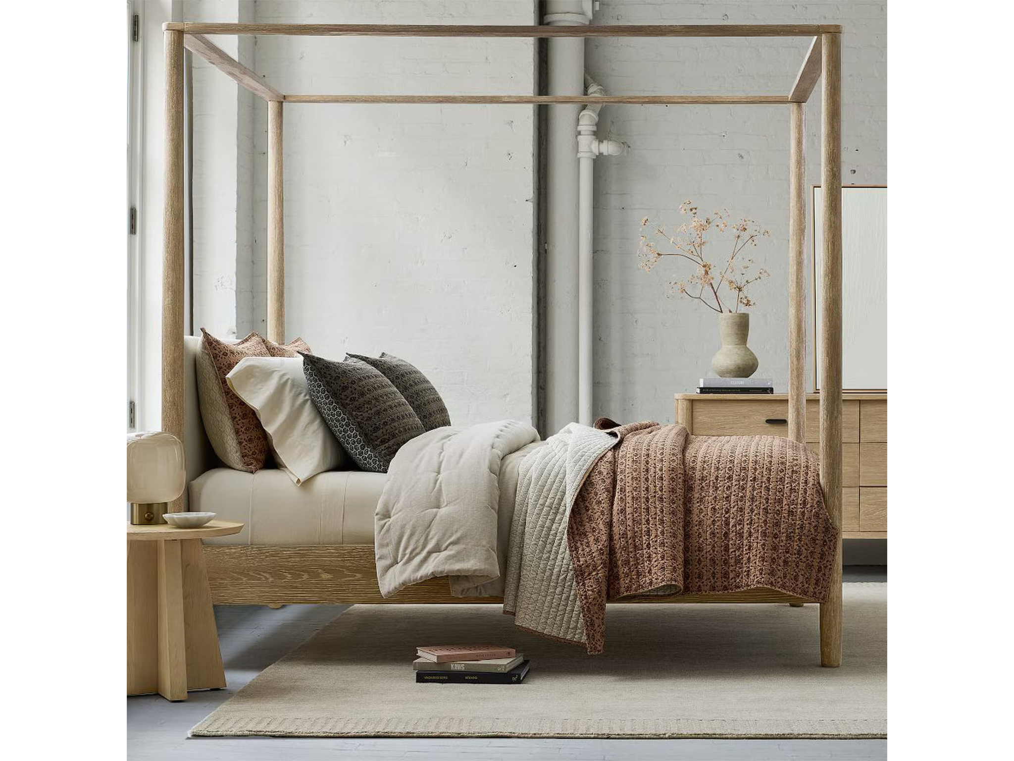 Best bedspreads IndyBest review West Elm Gemma reversible print mix bedspread.