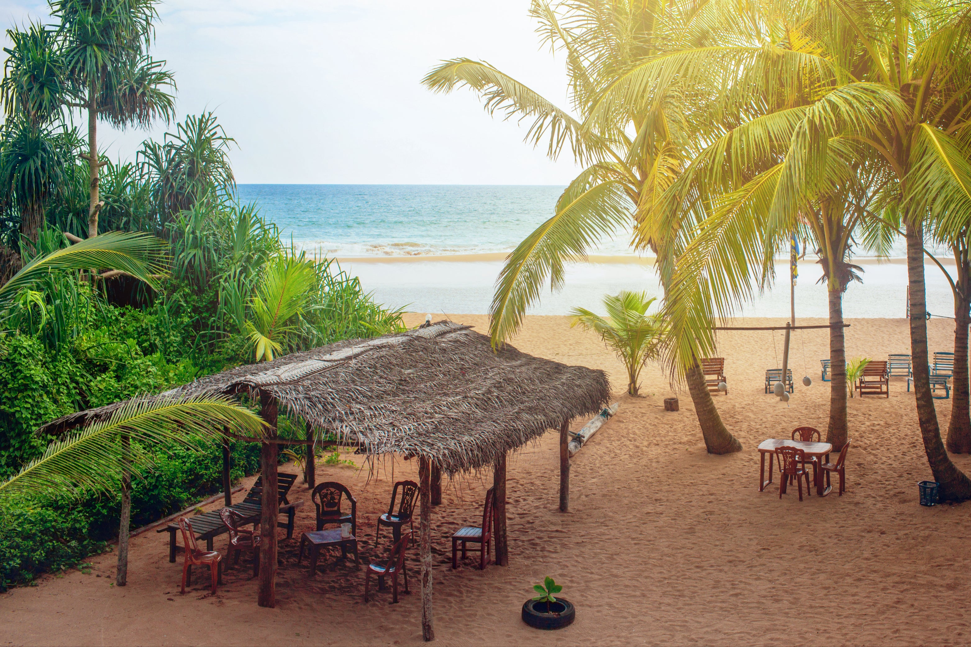 Relax on the soft sands of Bentota Beach