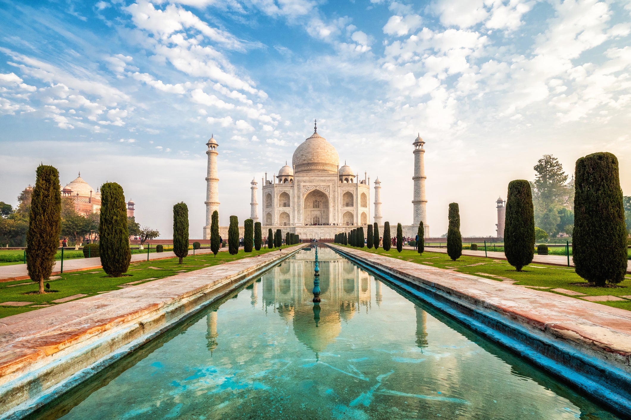 The Taj Mahal was designated as a Unesco World Heritage Site for being ‘the jewel of Muslim art in India and one of the universally admired masterpieces of the world's heritage’