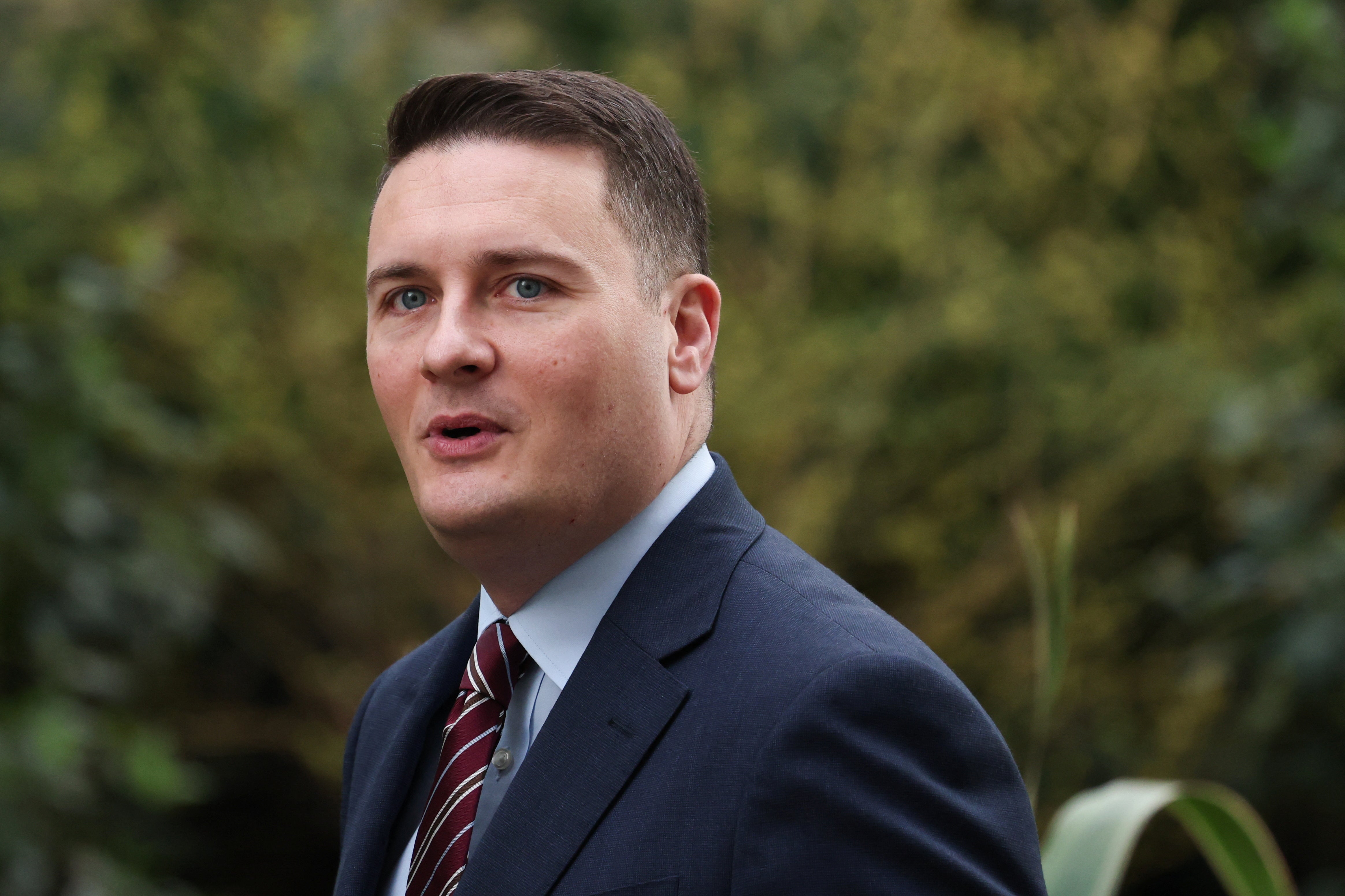 Health Secretary Wes Streeting walks in Downing Street in London, Britain, March 26, 2025. REUTERS/Hannah McKay