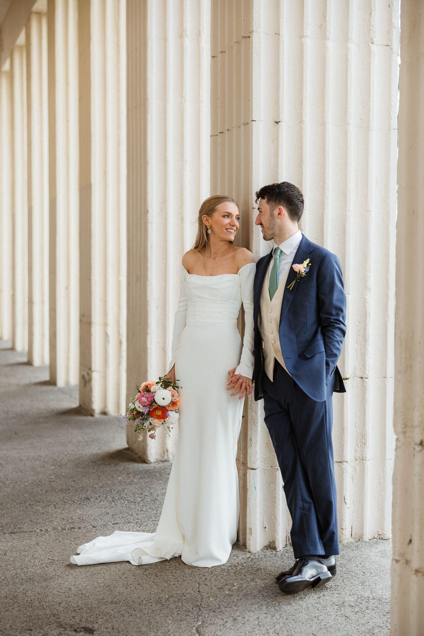 Dr Irwin and her husband Joe on their wedding day