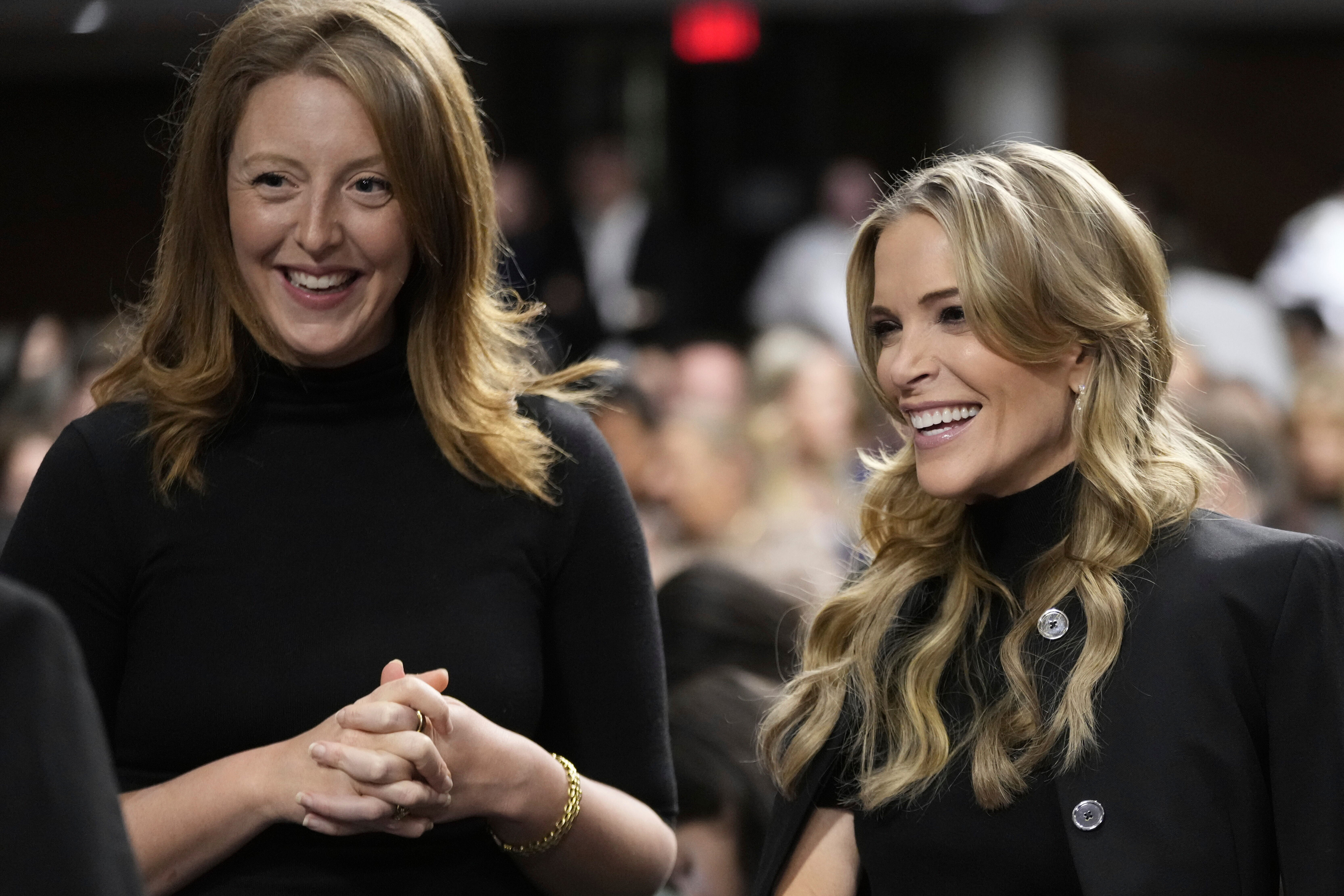 Wellness influencer Dr Casey Means (left) and journalist Megan Kelly