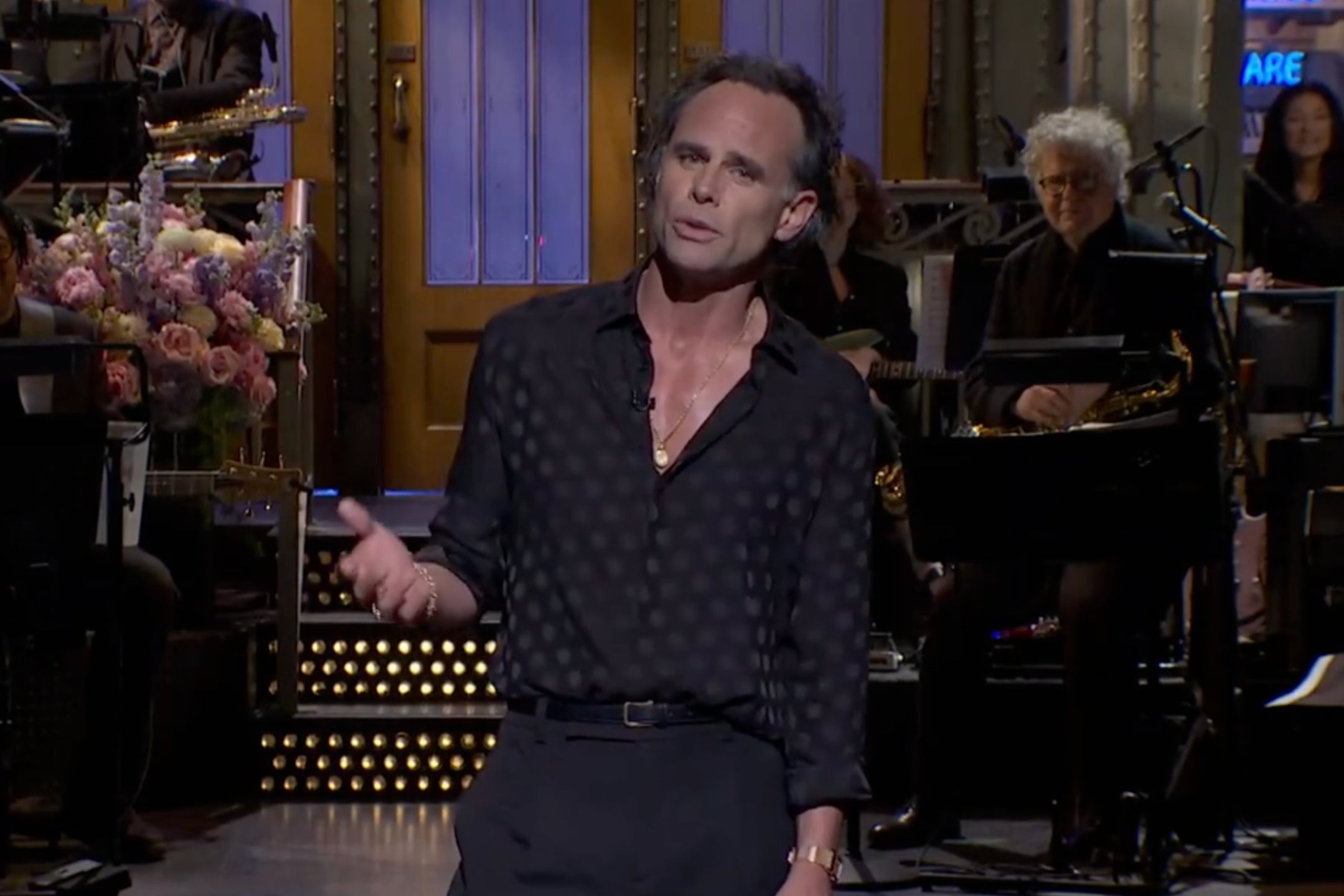 Walton Goggins hosting Saturday Night Live on May 10, 2025