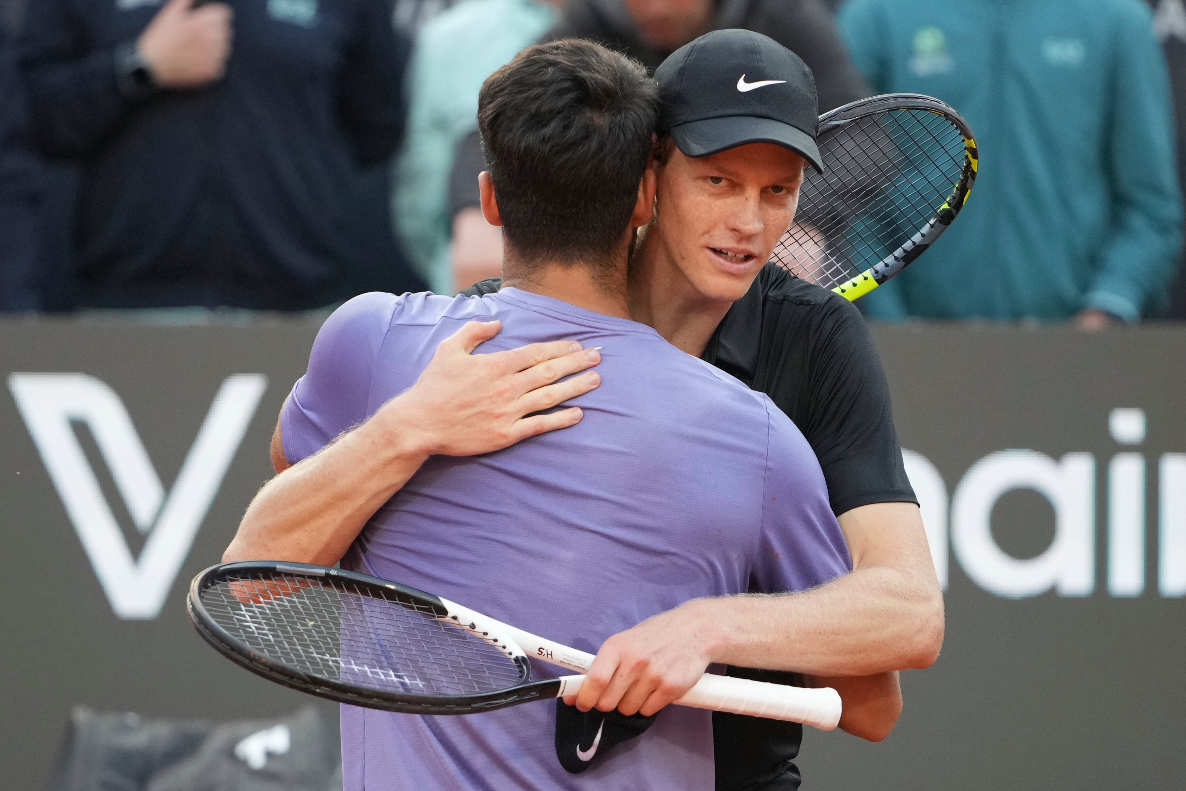 Sinner and Alcaraz met in the Italian Open final