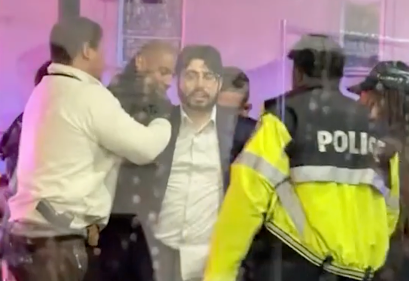 Suspected gunman Elias Rodriguez is arrested at the scene by D.C. police on Wednesday May 21 2025