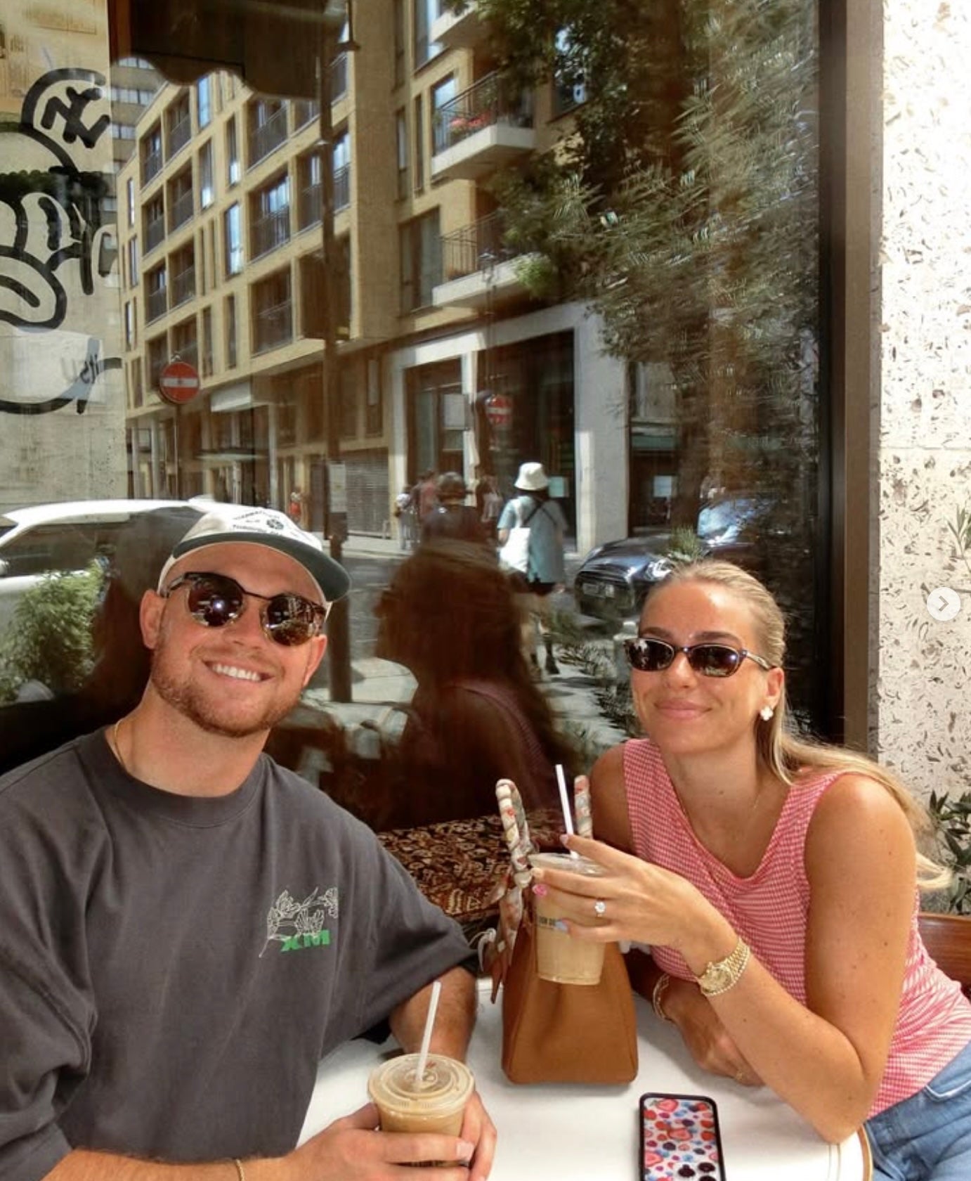 Kiser’s husband, Brady, would make appearances on her social media