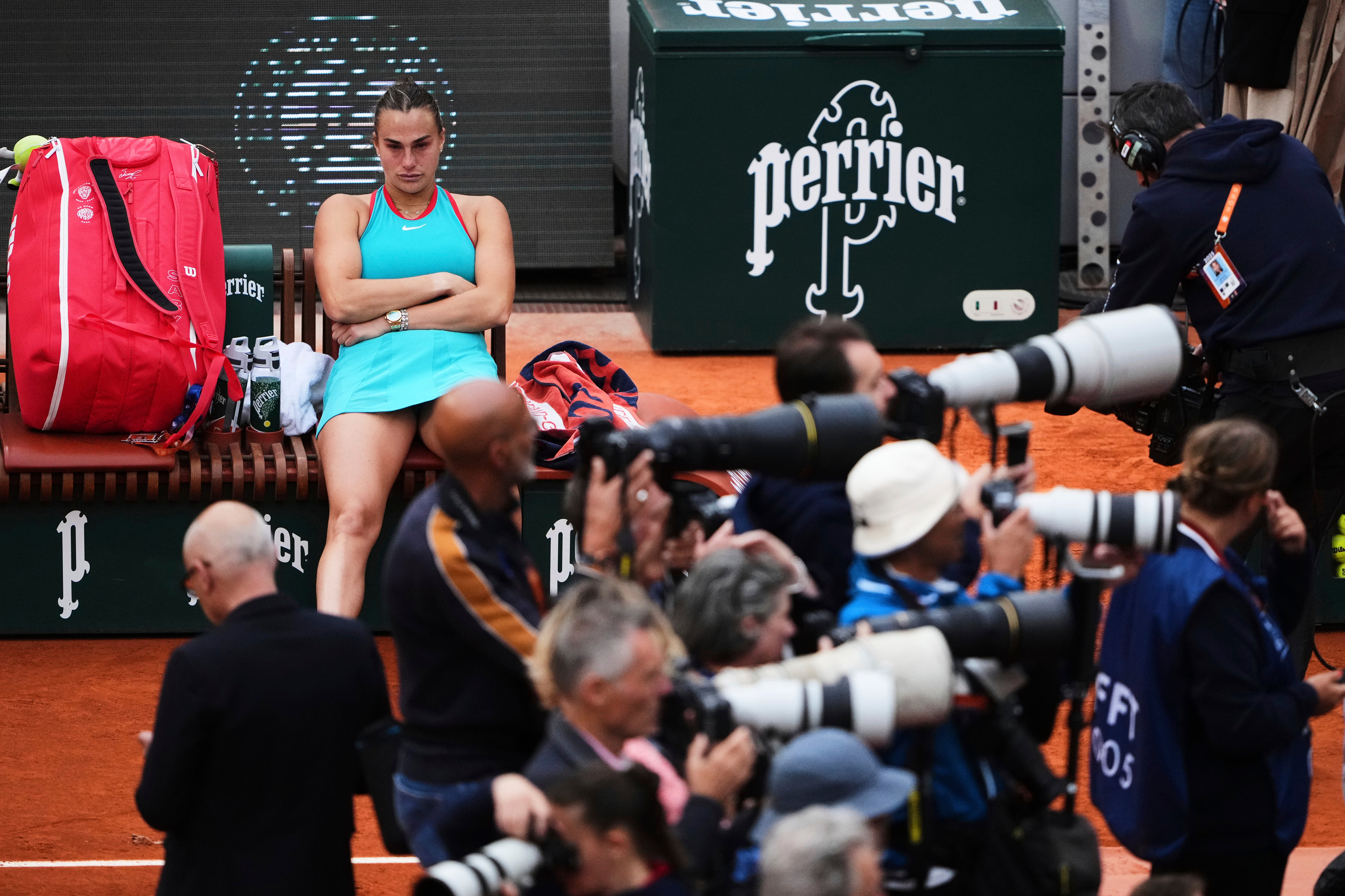 Sabalenka after defeat to Coco Gauff in the final